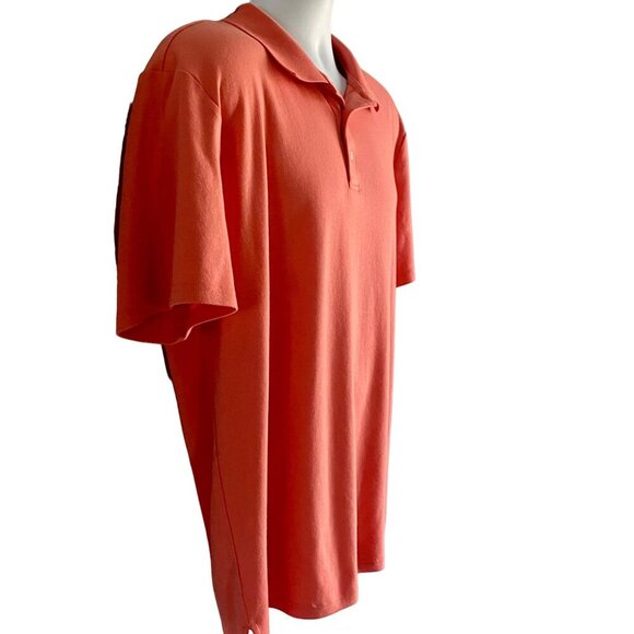 Tackle & Tides Orange Short Sleeve Polo Shirt Men's Large - Picture 3 of 10